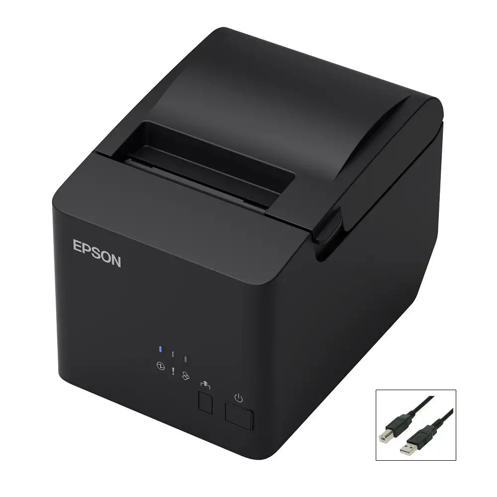 EPSON Ultra Low Cost TM-T82IVL Thermal Receipt Printer, Built-In USB+Serial, Built-in Power Supply